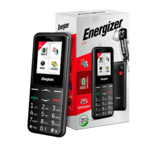 Energizer E4 Mobile Phone Color Black 1.77" Dual Sim SOS Button